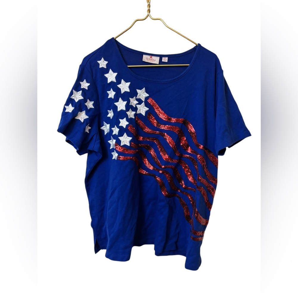QUACKER FACTORY | shirt blue 2X